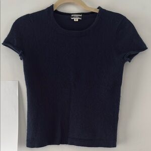 J. Crew Women's Navy Cashmere Top